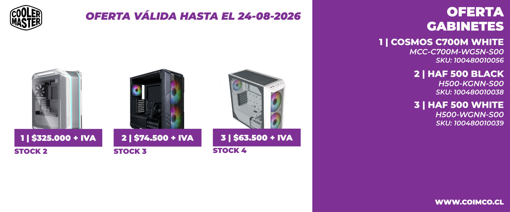COOLERMASTER-GABINETES