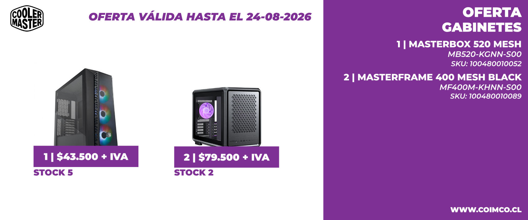 COOLERMASTER-GABINETES