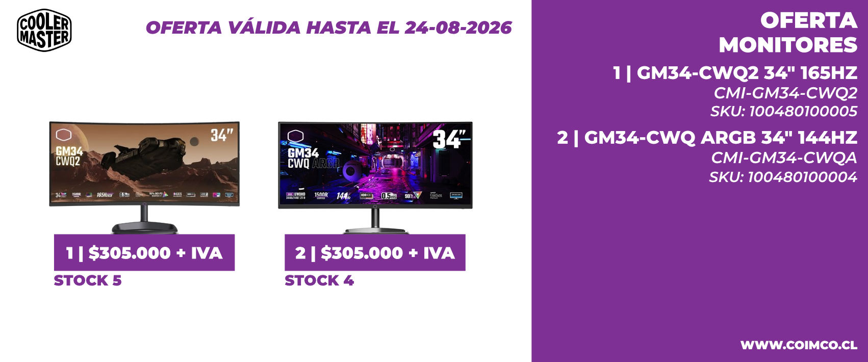 COOLERMASTER-MONITORES