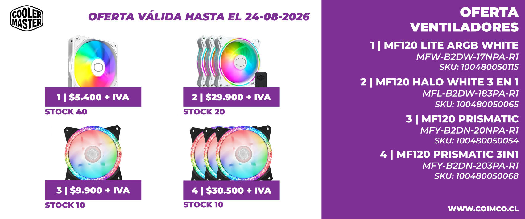 COOLERMASTER-VENTILADORES