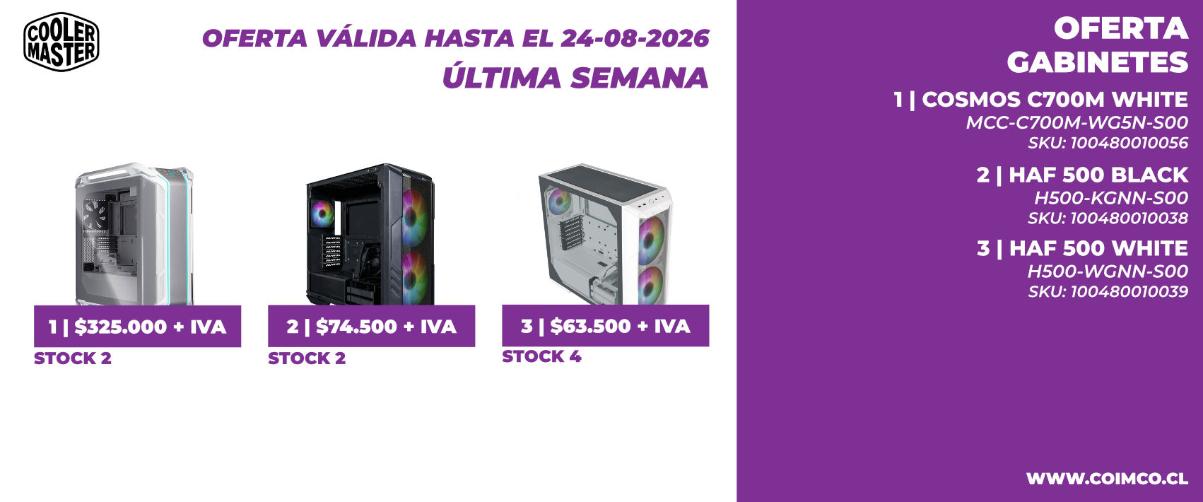 COOLERMASTER-GABINETES