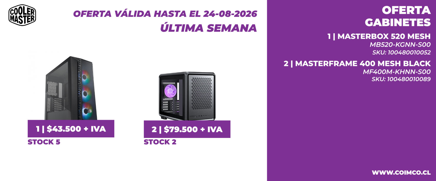 COOLERMASTER-GABINETES
