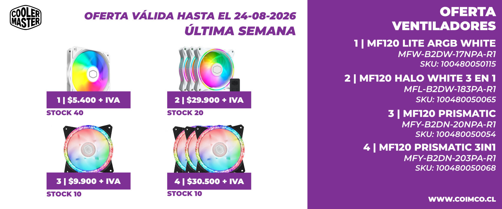 COOLERMASTER-VENTILADORES