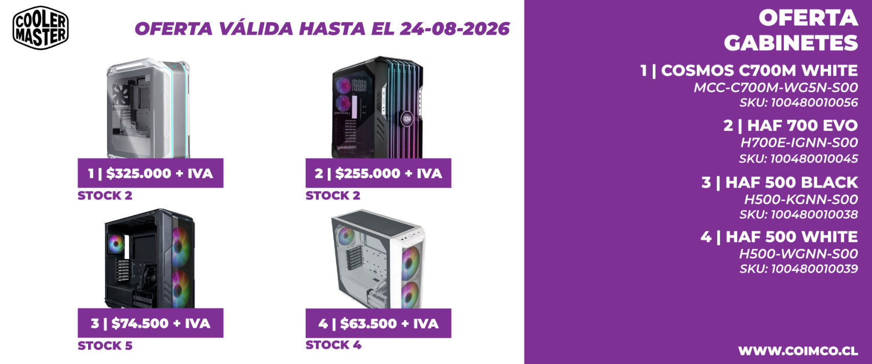 COOLERMASTER-GABINETES