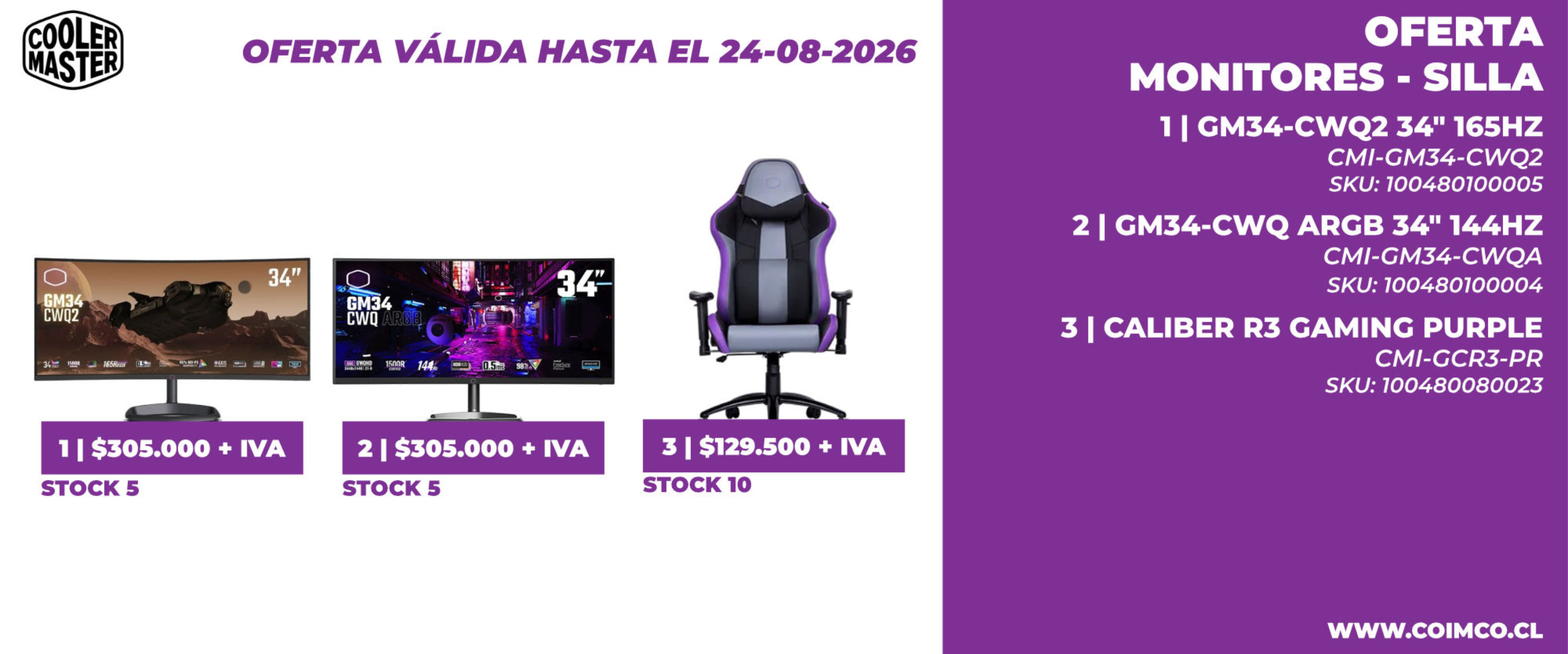 COOLERMASTER-MONITORES