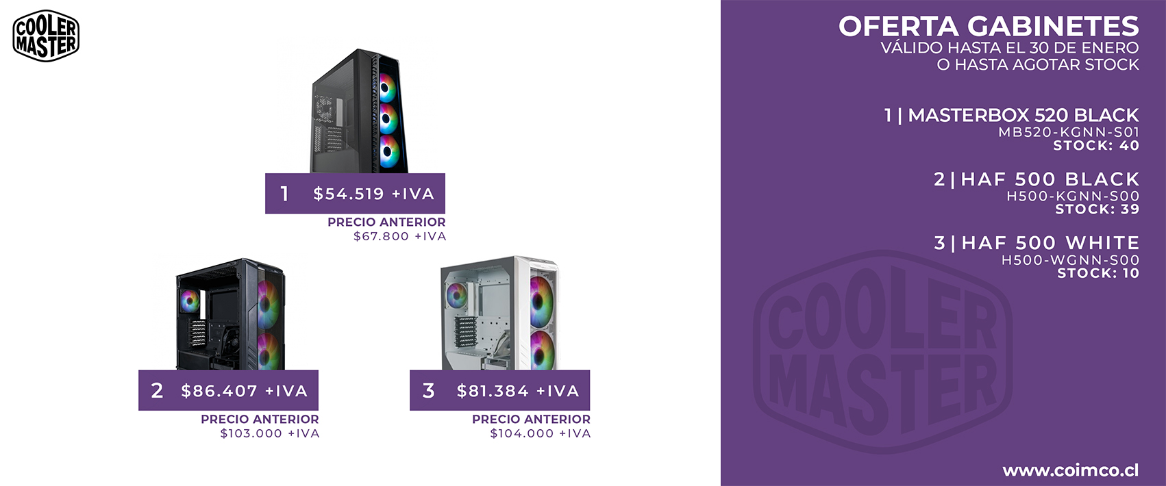 COOLERMASTER-GABINETES