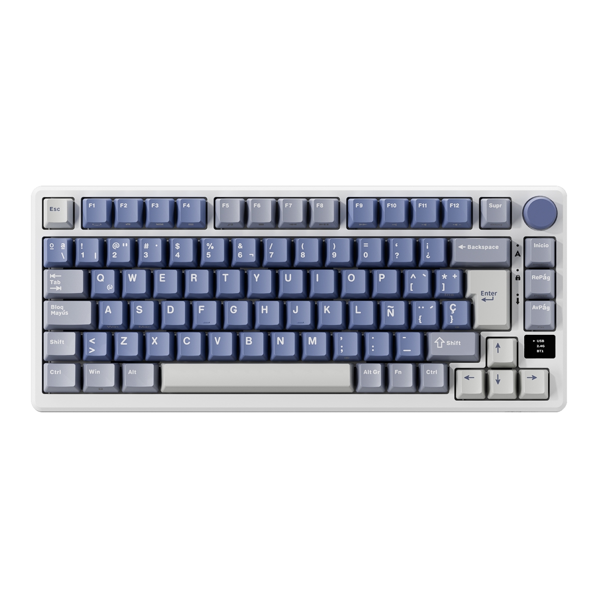 RK M75 OCEAN BLUE 75% INALAMBRICO LAYOUT ESPAÑOL